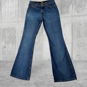 Vintage Todd Oldham Womens Flare Jeans Size 7/32 Medium Blue Wash 100% Cotton
